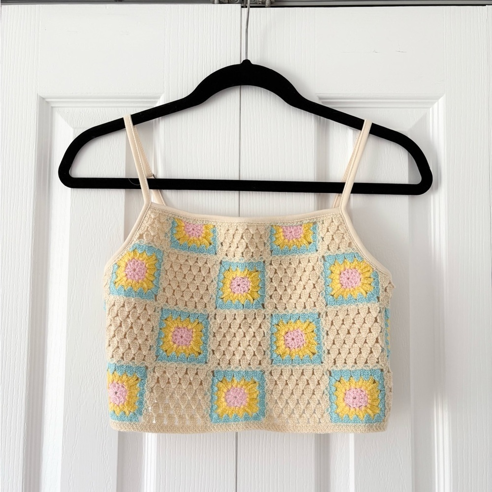 Wild Fable Crochet Tank Top